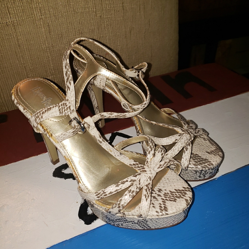 Open Toe Strappy Heels